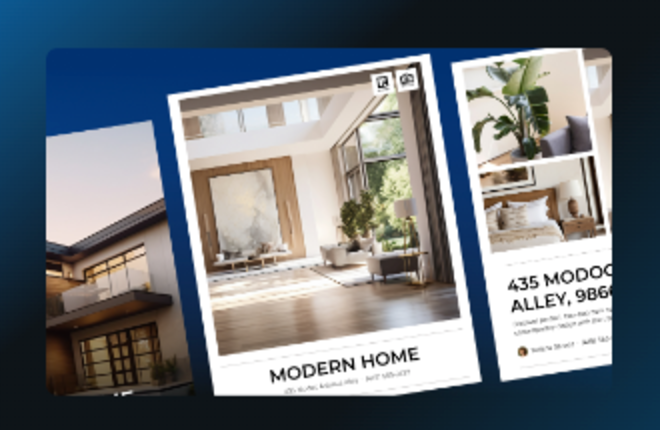 Tonomo marketing kit — AI brochures, listings, Instagram posts